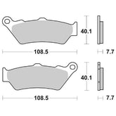 Pastiglie Freno Anteriori/Posteriori  SBS 674 LS per BMW K 1600 B 2017-2018, set per 1 disco